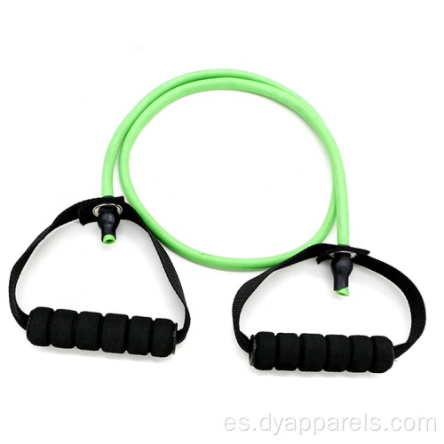 Bandas de resistencia con manijas acolchadas para el entrenamiento